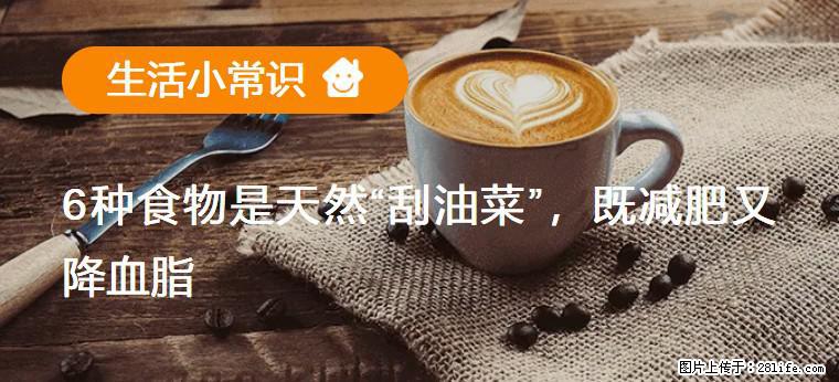 【生活小常识】6种食物是天然“刮油菜”，既减肥又降血脂 - 孝感生活资讯 - 孝感28生活网 xiaogan.28life.net