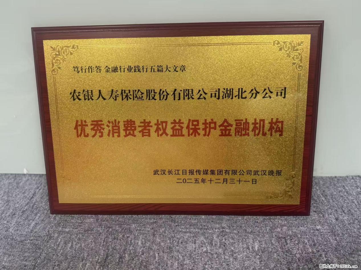 农银人寿湖北分公司荣膺“优秀保险客户服务奖”和“优秀消费者权益保护金融机构”两个奖项 - 孝感生活资讯 - 孝感28生活网 xiaogan.28life.net